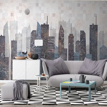 beibehang 3d papel de paede New York City large mural wallpaper roll night background scenery TV sofa bed paper of wall paper