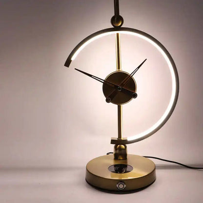 LED Clock Lamp With Wireless Charging