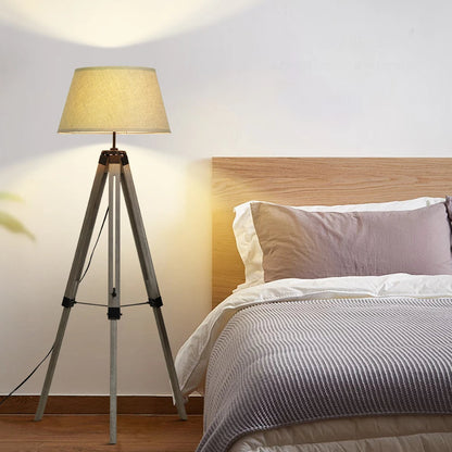 WoodTripod LED Floor Lamp